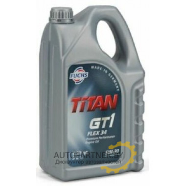 Моторное масло FUCHS TITAN GT1 FLEX 34 5W30 / 601424328 (5л)