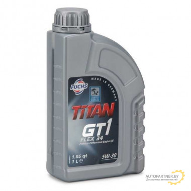 Моторное масло FUCHS TITAN GT1 FLEX 34 5W30 / 601424380 (1л)