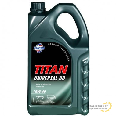 Моторное масло FUCHS TITAN UNIVERSAL HD 15W40 / 601424861 (5л)