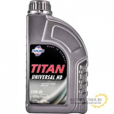 Моторное масло FUCHS TITAN UNIVERSAL HD 15W40 / 601424885 (1л)