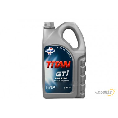 Моторное масло FUCHS TITAN GT1 PRO 2290 5W30 / 601425066 (5л)