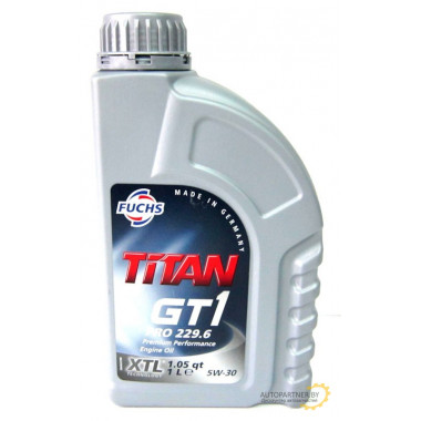 Моторное масло FUCHS TITAN GT1 PRO 229.6 5W30 / 601426438 (1л)