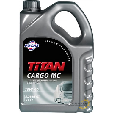 Моторное масло FUCHS TITAN CARGO MC 10W40 / 601426582 (5л)