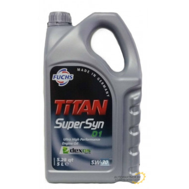 Моторное масло FUCHS TITAN SUPERSYN D1 5W30 / 601744204 (5л)