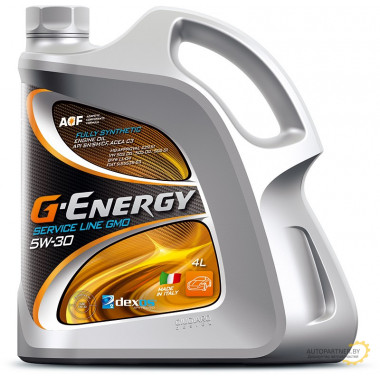 Моторное масло G-ENERGY SERVICE LIME GMO 5W30 / 253142092 (4л)