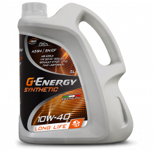 Моторное масло G-ENERGY SYNTHETIC LONG LIFE 10W40 / 253142396 (5л)