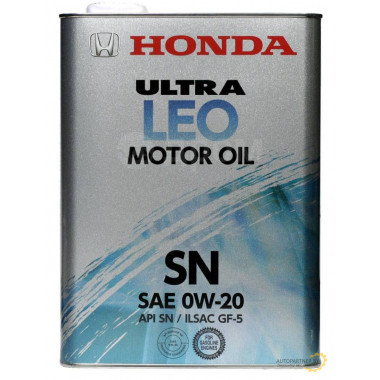 Моторное масло HONDA ULTRA LEO 0W20 / 0821799974 (4л)