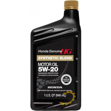 Моторное масло HONDA SYNTHETIC BLEND 5W20 / 087989032 (0.946л)