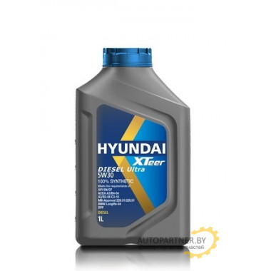 Моторное масло HYUNDAI XTEER DIESEL ULTRA 5W30 / 1011003 (1л)