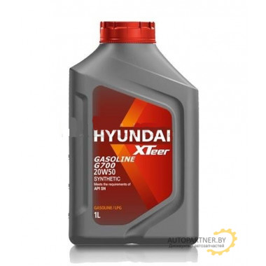 Моторное масло HYUNDAI XTEER GASOLINE G700 20W50 / 1011007 (1л)
