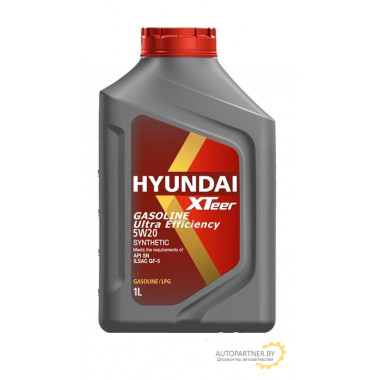 Моторное масло HYUNDAI XTEER GASOLINE ULTRA EFFICIENCY 5W20 / 1011013 (1л)