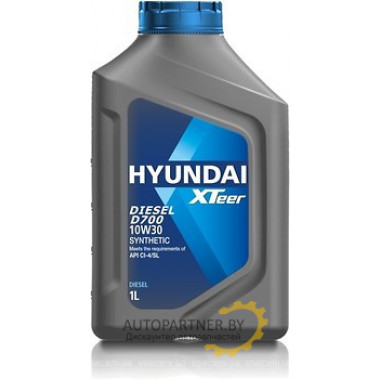 Моторное масло HYUNDAI XTEER DIESEL D700 10W30 / 1011014 (1л)