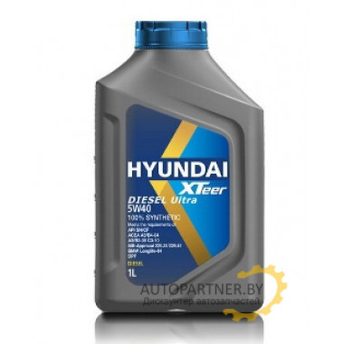 Моторное масло HYUNDAI XTEER DIESEL ULTRA 5W40 / 1011223 (1л)