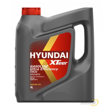 Моторное масло HYUNDAI XTEER GASOLINE ULTRA EFFICIENCY 5W20 / 1041001 (4л)