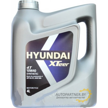 Моторное масло HYUNDAI XTEER 4T 10W40 / 1041016 (4л)