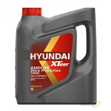 Моторное масло HYUNDAI XTEER GASOLINE ULTRA PROTECTION 10W40 / 1041019 (4л)