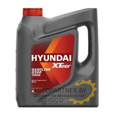 Моторное масло HYUNDAI XTEER GASOLINE G500 10W40 / 1041044 (4л)