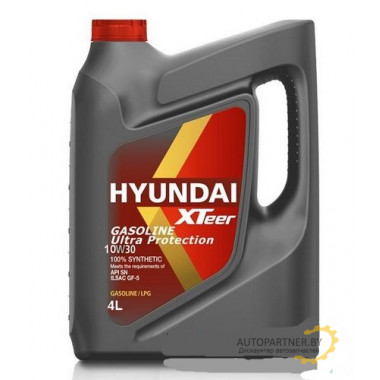 Моторное масло HYUNDAI XTEER GASOLINE G500 10W30 / 1041157 (4л)