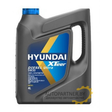 Моторное масло HYUNDAI XTEER DIESEL ULTRA 5W30 / 1041222 (4л)