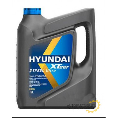 Моторное масло HYUNDAI XTEER DIESEL ULTRA 5W40 / 1051223 (5л)