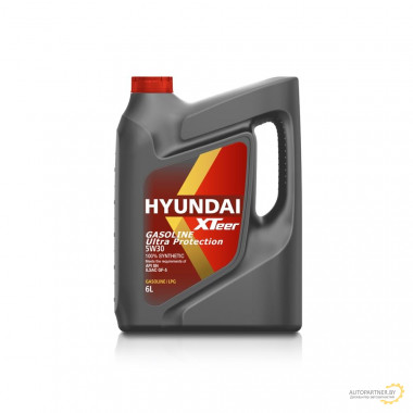 Моторное масло HYUNDAI XTEER GASOLINE ULTRA PROTECTION 5W30 / 1061011 (6л)