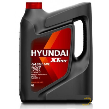 Моторное масло HYUNDAI XTEER GASOLINE G700 10W30 / 1061012 (6л)