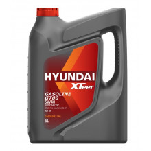 Моторное масло HYUNDAI XTEER GASOLINE G700 5W40 / 1061136 (6л)