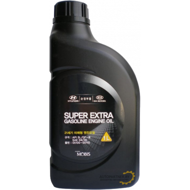 Моторное масло HYUNDAI/KIA SUPER EXTRA GASOLINE 5W30 / 0510000110 (1л)