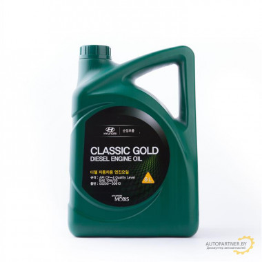 Моторное масло HYUNDAI/KIA CLASSIC GOLD DIESEL 10W30 / 0520000610 (6л)