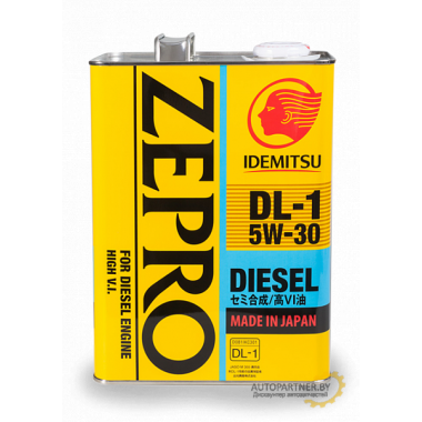 Моторное масло IDEMITSU ZEPRO DIESEL DL-1 5W30 / 2156041 (4л)