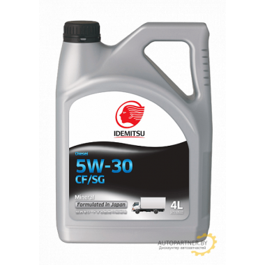 Моторное масло IDEMITSU DIESEL MINERAL 5W30 / 30075040746 (4л)