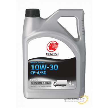 Моторное масло IDEMITSU DIESEL CF-4/SG 10W30 / 30075074746 (4л)