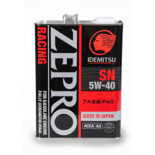 Моторное масло IDEMITSU ZEPRO RACING 5W40 / FIA35856L4L (4л)