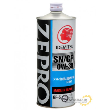 Моторное масло IDEMITSU ZEPRO TOURING PRO 0W30 / 3615054 (1л)