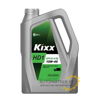 Моторное масло KIXX HD1 CI-4 15W40 / L2015360E1 (6л)