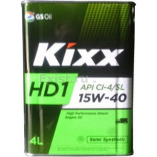 Моторное масло KIXX HD1 CI-4 15W40 / L201544TE1 (4л)