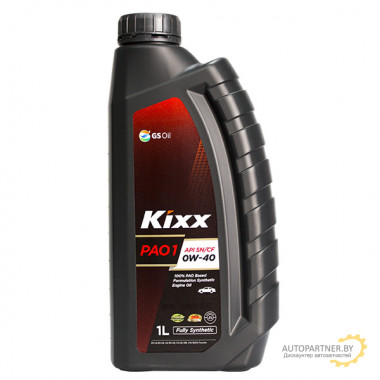 Моторное масло KIXX PA0 1 0W40 / L2084AL1E1 (1л)