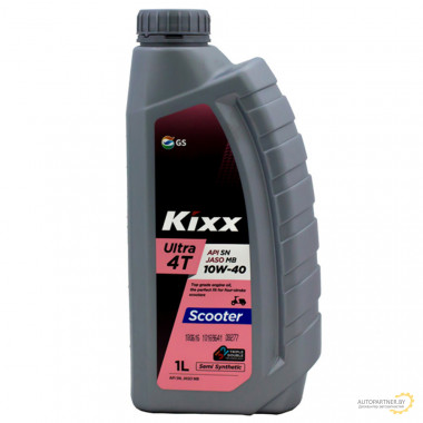 Моторное масло KIXX ULTRA 4T SCOOTER SN 10W40 / L5129AL1E1 (1л)