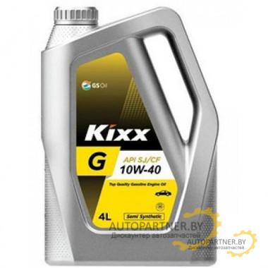 Моторное масло KIXX G SJ/CF 10W40 / L5318440E1 (4л)