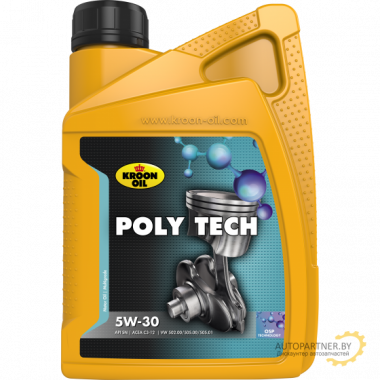 Моторное масло KROON OIL POLY TECH 5W30 / 32578 (1л)