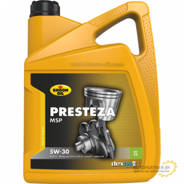 Моторное масло KROON OIL PESTEZA MSP 5W30 / 33229 (5л)