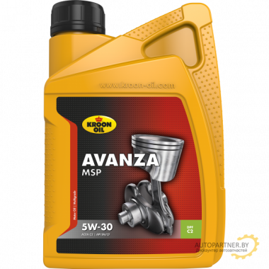 Моторное масло KROON OIL AVANZA MSP 5W30 / 33483 (1л)