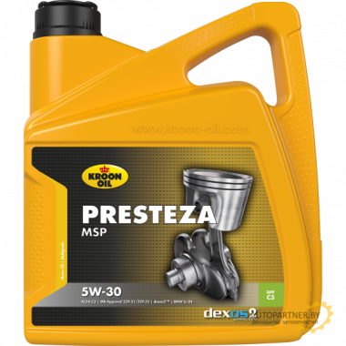 Моторное масло KROON OIL PESTEZA MSP 5W30 / 35137 (4л)
