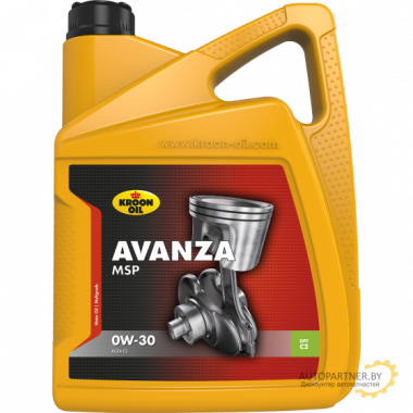 Моторное масло KROON OIL AVANZA MSP 0W30 / 35942 (5л)