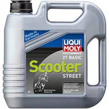 Моторное масло LIQUI MOLY MOTORBIKE 2T SYNTH BASIC SCOOTER STREET / 1237 (4л)