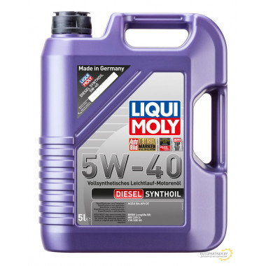 Моторное масло LIQUI MOLY SYNTHOIL DIESEL 5W40 / 1927 (5л)
