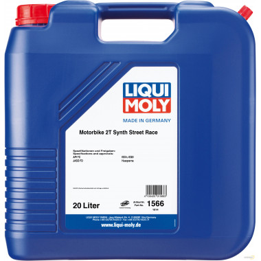 Моторное масло LIQUI MOLY MOTORBIKE 2T SYNTH STREET RACE / 1566 (20л)