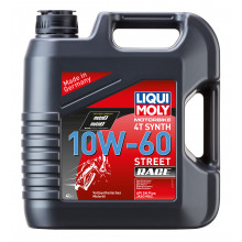 Моторное масло LIQUI MOLY MOTORBIKE 4T SYNTH STREET RACE 10W60 / 1687 (4л)