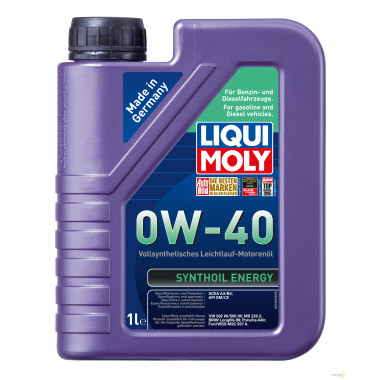 Моторное масло LIQUI MOLY SYNTHOIL ENERGY 0W40 / 1922 (1л)