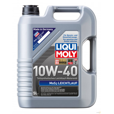 Моторное масло LIQUI MOLY MoS2 LEICHTLAUF 10W40 / 1931 (5л)